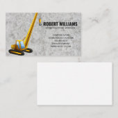 クレーン |建築機械アポイントメントカード 予約カード (正面/裏面)