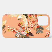 クレーン、桜、カラフル、フローラ、カンタローペ。 Case-Mate iPhoneケース (裏面 (横))
