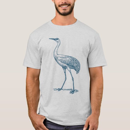 クレーン – 海青 Tシャツ (正面)