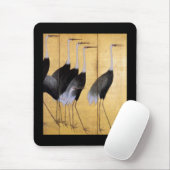 クレーン、緒方光琳日本のファインアート マウスパッド (マウス)