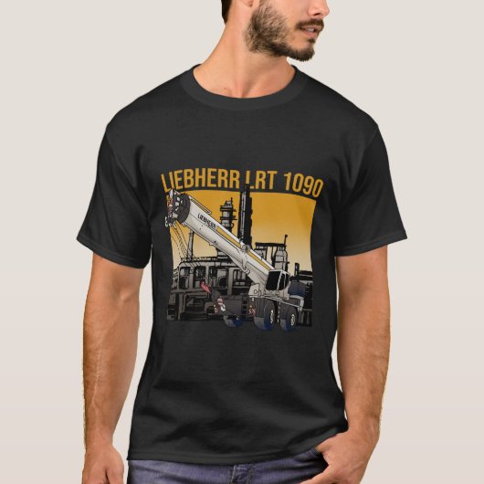 クレーンLiebherr LRT1090 Tシャツ (正面)