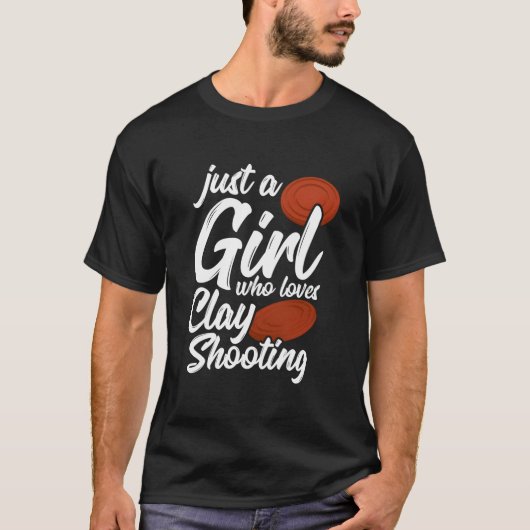 クレー射撃 トラップ射手 トラップ射撃 Tシャツ (正面)