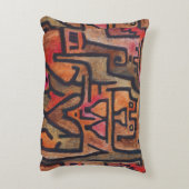 クレー抽象芸術フォレスト表現主義アモダンート アクセントクッション (裏面(縦))