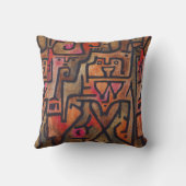 クレー抽象芸術フォレスト表現主義アモダンート クッション (裏面)