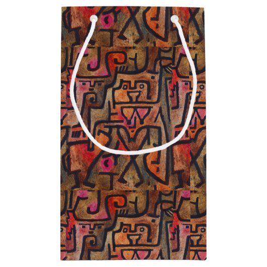 クレー抽象芸術フォレスト表現主義アモダンート スモールペーパーバッグ (裏面)