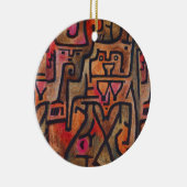 クレー抽象芸術フォレスト表現主義アモダンート セラミックオーナメント (右)