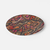 クレー抽象芸術フォレスト表現主義アモダンート ペーパープレート (アングル)