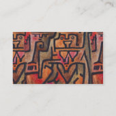 クレー抽象芸術フォレスト表現主義アモダンート 名刺 (裏面)