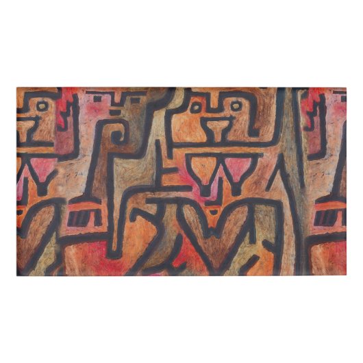 クレー抽象芸術フォレスト表現主義アモダンート 名札 (正面)