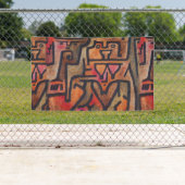 クレー抽象芸術フォレスト表現主義アモダンート 横断幕 (インサイチュ)