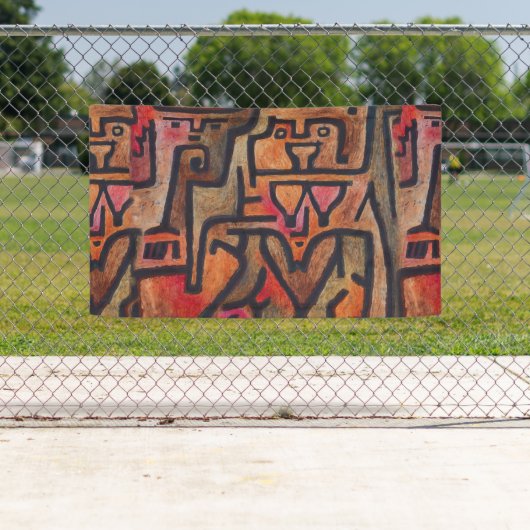 クレー抽象芸術フォレスト表現主義アモダンート 横断幕 (インサイチュ)