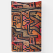 クレー抽象芸術フォレスト表現主義アモダンート 横断幕 (縦)