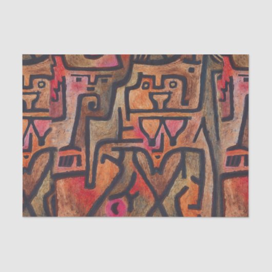 クレー抽象芸術フォレスト表現主義アモダンート 薄葉紙 (正面)