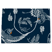 クレー日本のンカップル ラージペーパーバッグ (正面)