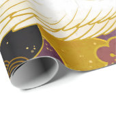 クレー日本のンカラフルスカイイラストレーションパット ラッピングペーパー (ロールコーナー)