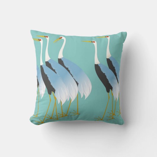 クレー日本のンパターン クッション (正面)