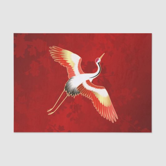 クレー日本のンレッドさくらんぼ花 薄葉紙 (正面)