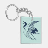 クレー日本のンヴィンテージスケッチ キーホルダー (正面左)