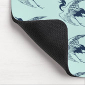 クレー日本のンヴィンテージスケッチ マウスパッド (コーナー)