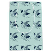 クレー日本のンヴィンテージスケッチ ミディアムペーパーバッグ (正面)