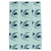 クレー日本のンヴィンテージスケッチ ミディアムペーパーバッグ (裏面)