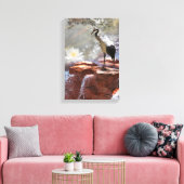 クレー日本のン「長寿」 キャンバスプリント (インサイチュ (リビング))