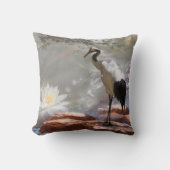 クレー日本のン「長寿」 クッション (正面)