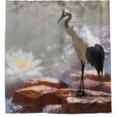 クレー日本のン「長寿」 シャワーカーテン (正面)