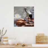 クレー日本のン「長寿」 ポスター (キッチン)