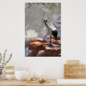 クレー日本のン「長寿」 ポスター (キッチン)