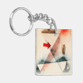 クレー語 – キメ キーホルダー (正面左)