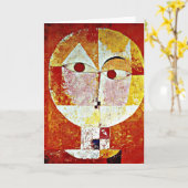 クレー語 – セネシオ カード (黄色い花)