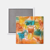 クレー語 – ファサードブラウングリーン マグネット (正面/裏面)