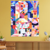 クレー語 – ブルガルテン キャンバスプリント (インサイチュ (リビング))