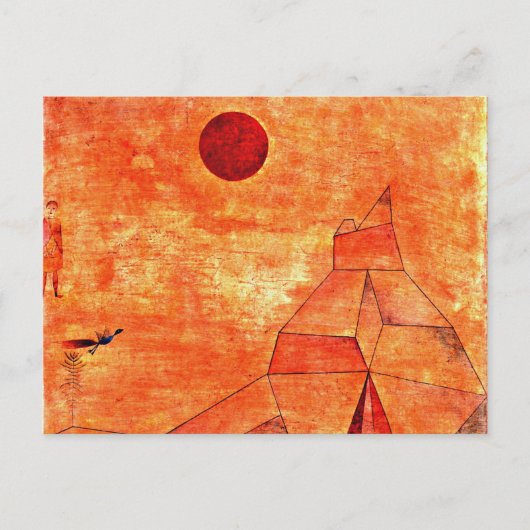 クレー語 – マルチェン ポストカード (正面)