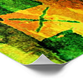 クレー赤と白ドーム ポスター (角)