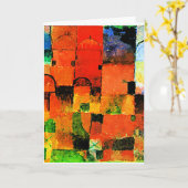 クレー赤と白- Domes 2021大 カード (黄色い花)