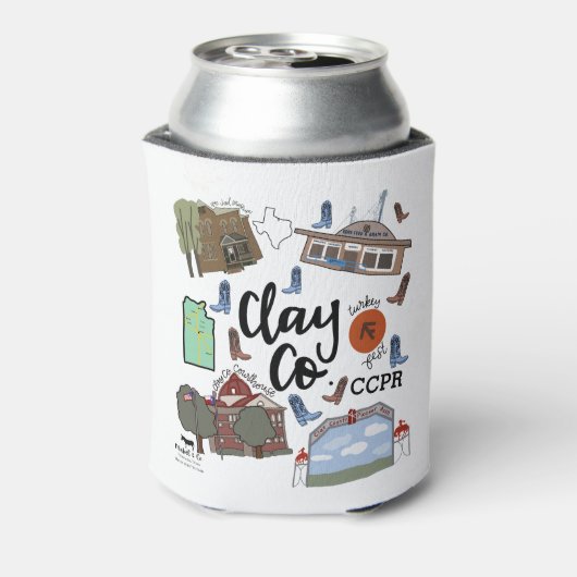 クレー郡 缶クーラー (缶裏面)