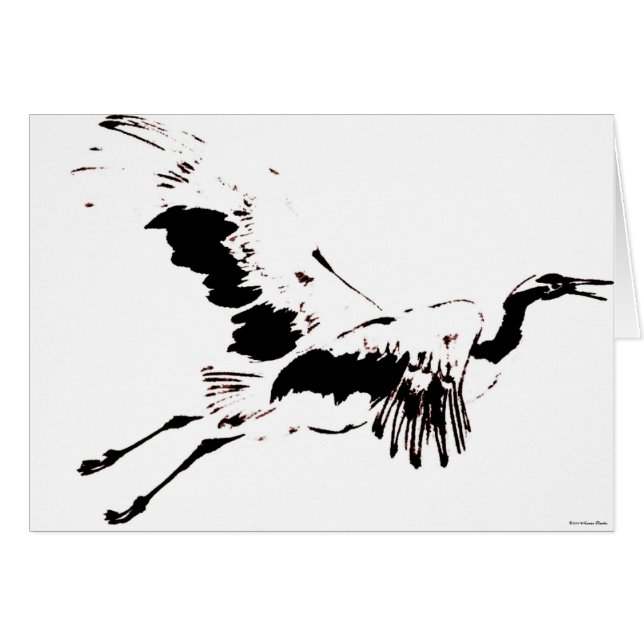 クレー飛んでいるンカード (正面横)