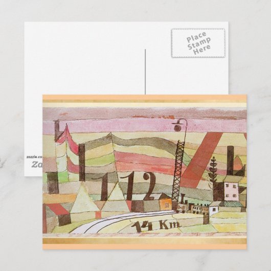 クレー駅L, 112 ポストカード (正面/裏面)