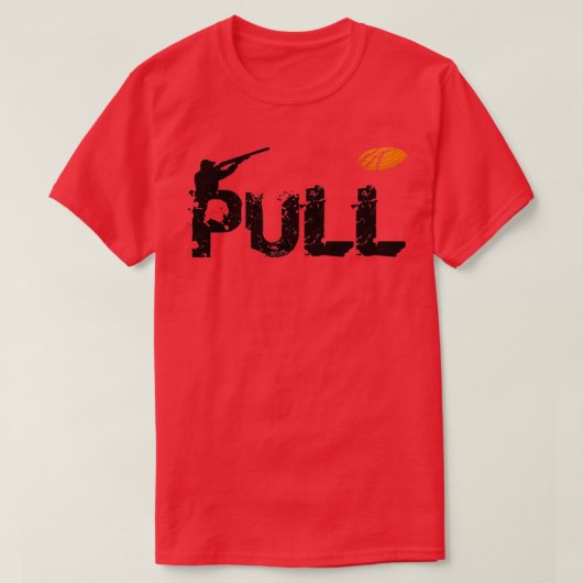 クレー鳩クレー鳩プル1 Tシャツ (デザイン正面)