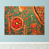 クレー – エフロレッセンス キャンバスプリント (インサイチュ (ウッドフロア))