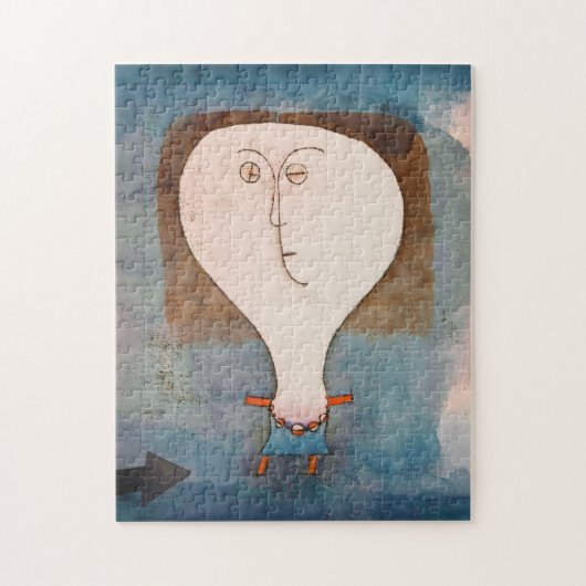 クレー・ガールの恐怖 ジグソーパズル (縦)