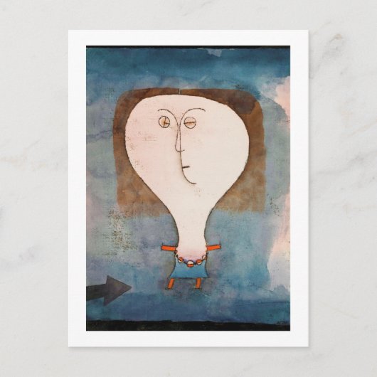 クレー・ガールの恐怖 ポストカード (正面)