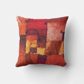 クレー – クポ赤と白ラス クッション (裏面)