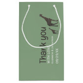 クレー・サファリ素朴・キリン結婚さん、ありがとう スモールペーパーバッグ (裏面)