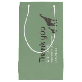 クレー・サファリ素朴・キリン結婚さん、ありがとう スモールペーパーバッグ (正面)