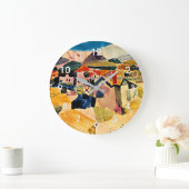 クレー – サンジェルマンの眺め ラージ壁時計 (ホーム)