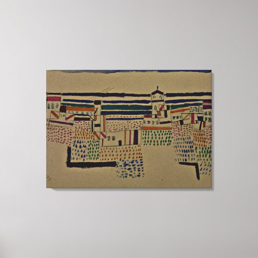 クレー – シーサイドリゾートで南フランス キャンバスプリント (正面)