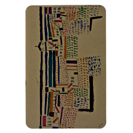 クレー – シーサイドリゾートサウスオブフランス マグネット (縦)